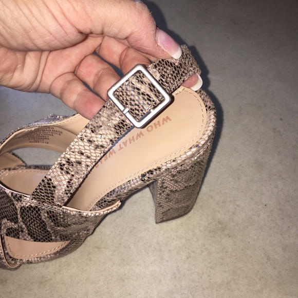 WORN ONCE! Block heels - Picture 6 of 7